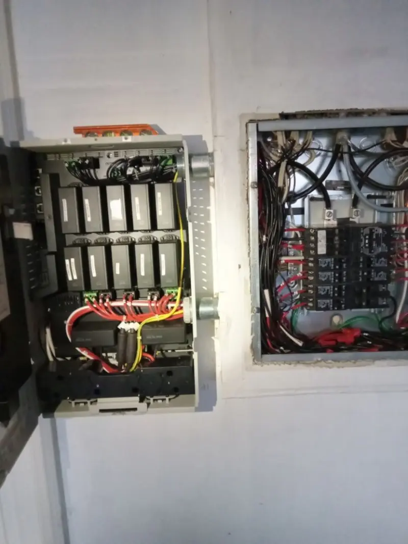 Electrical panel upgrade completed for Security Camera Wiring in Syracuse
